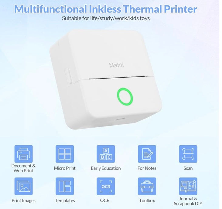 Amazing Mini Printer-Print Like Never Before With This Low Price High Quality Mini Printer.