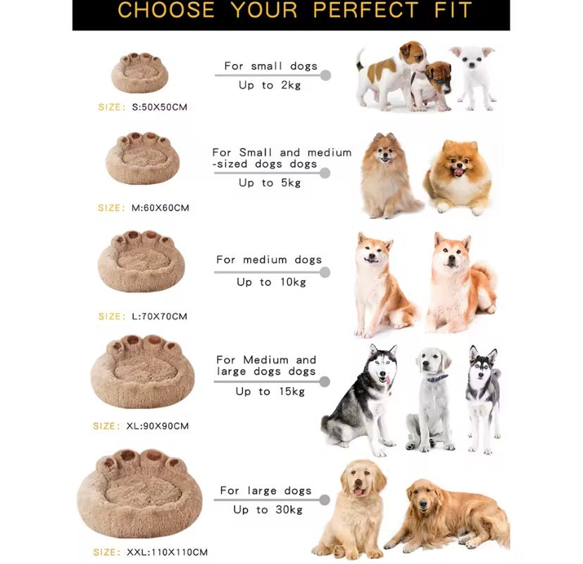 Soft & Fluffy Pet Bed – Cozy Spot for Dogs & Cats