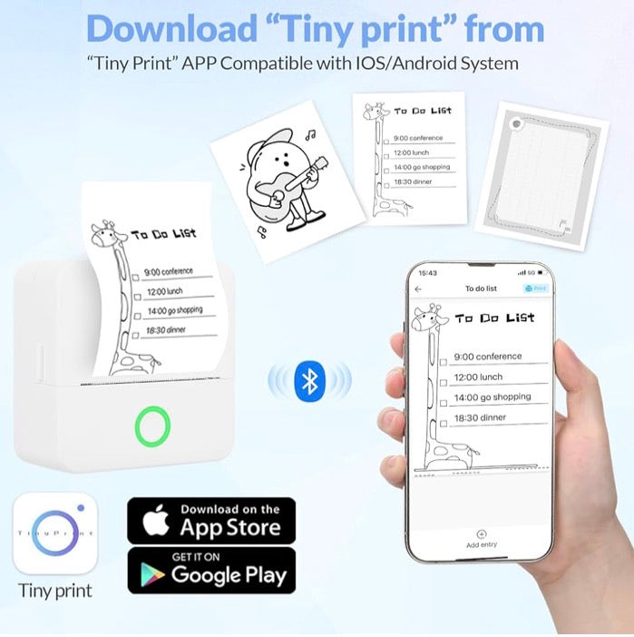 Amazing Mini Printer-Print Like Never Before With This Low Price High Quality Mini Printer.